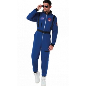 Blue Astronaut Suit Costume - Mens Space Costumes Alien Costumes